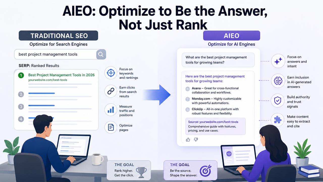 blog post image for post - AIEO: What Marketers Actually Need to Do Differently (Right Now)